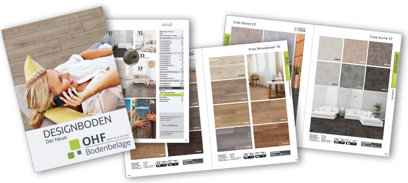 Katalog für Designboden-Gestaltung
